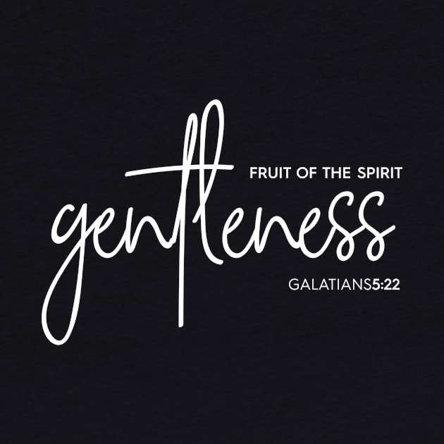 Gentleness Fruit of the Spirit Christian T-Shirt, T-Shirt, Faith-based Apparel, Women's, Men's, Unisex, Hoodies, Sweatshirts by authorytees